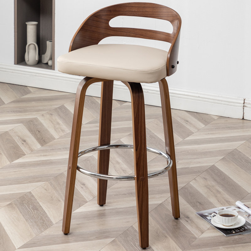 Swivel Counter & Bar Stool, Beige, Bar Stool (30.31" Seat Height)
