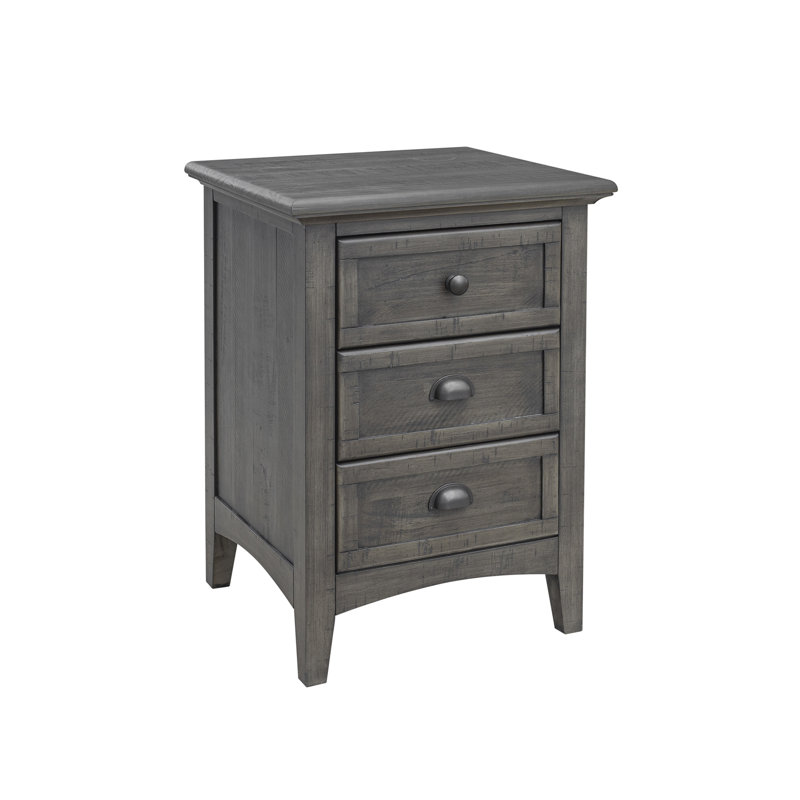 Carolo 20'' W Solid Wood Nightstand