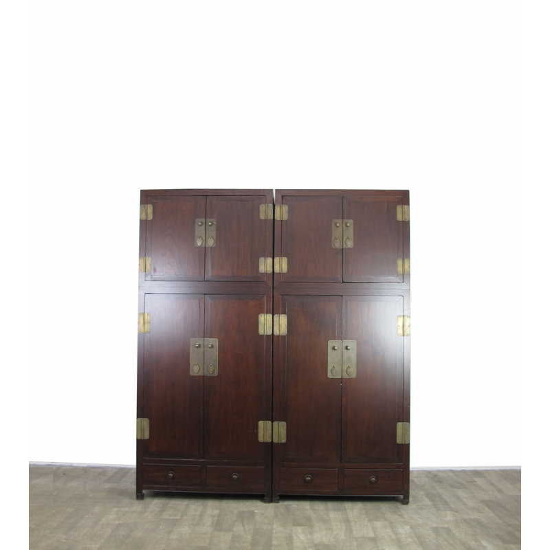 Asian Classic 8 - Door Solid Wood Armoire