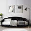 Lit de jour simple en velours Arwilla-324769066