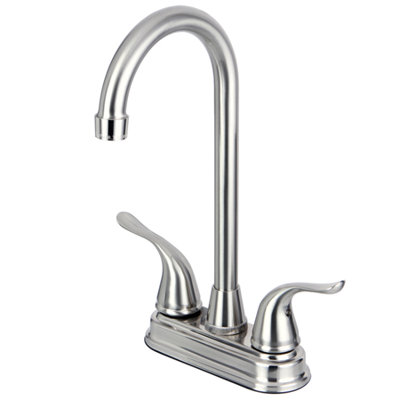 Kingston Brass Yosemite Two-Handle 2-Hole Deck Mount Bar Faucet