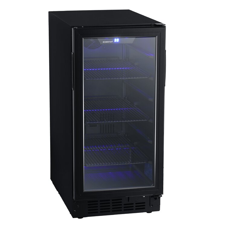 Clarkson Mini Refrigerator Storage Cabinet, Black 