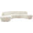 Isnesh Velvet Curved Sectional Symmetrical