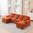 Chenille rouge-orange est en rupture de stock