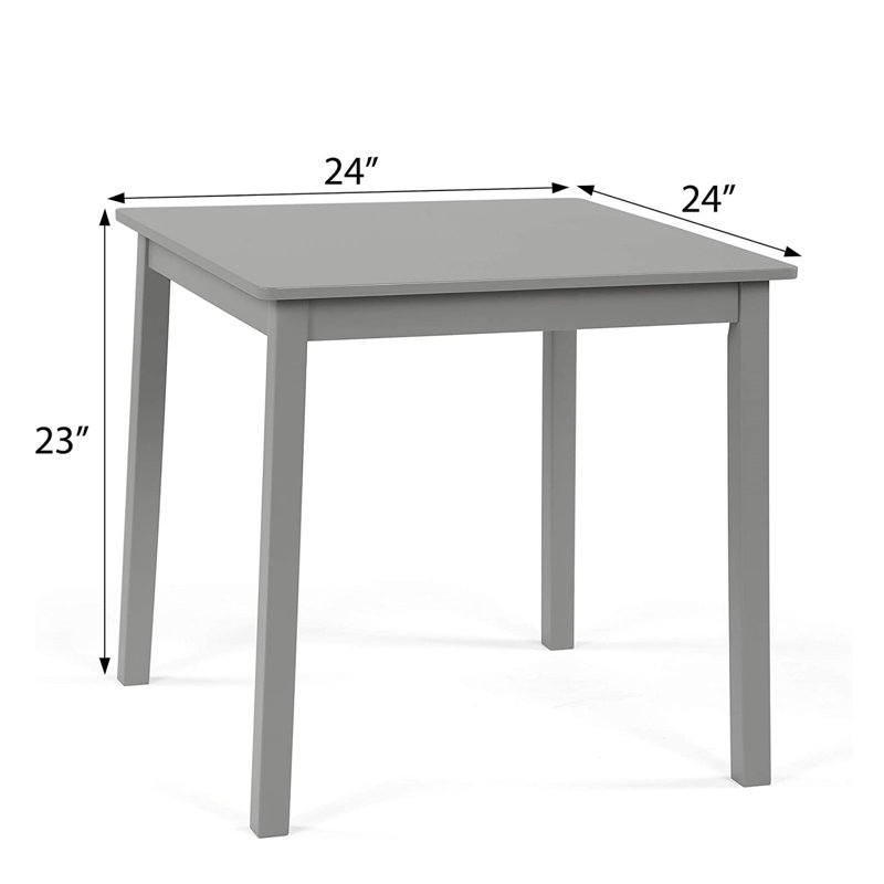 Cyerra Kids and Chair Set, Gray/Gray