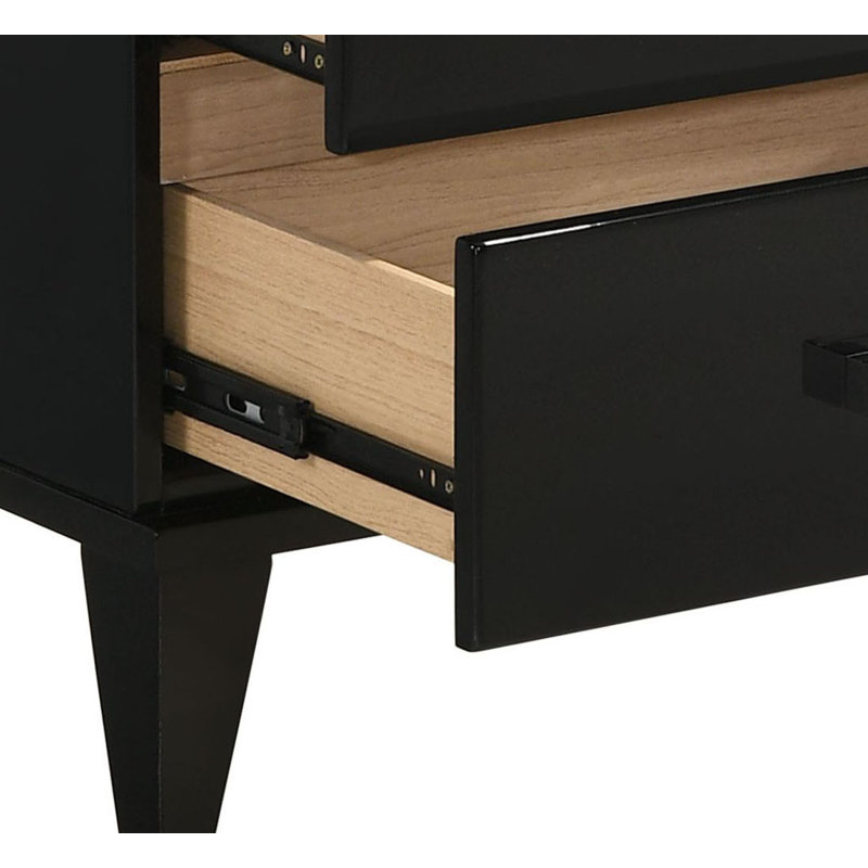 23'' W Nightstand, Black