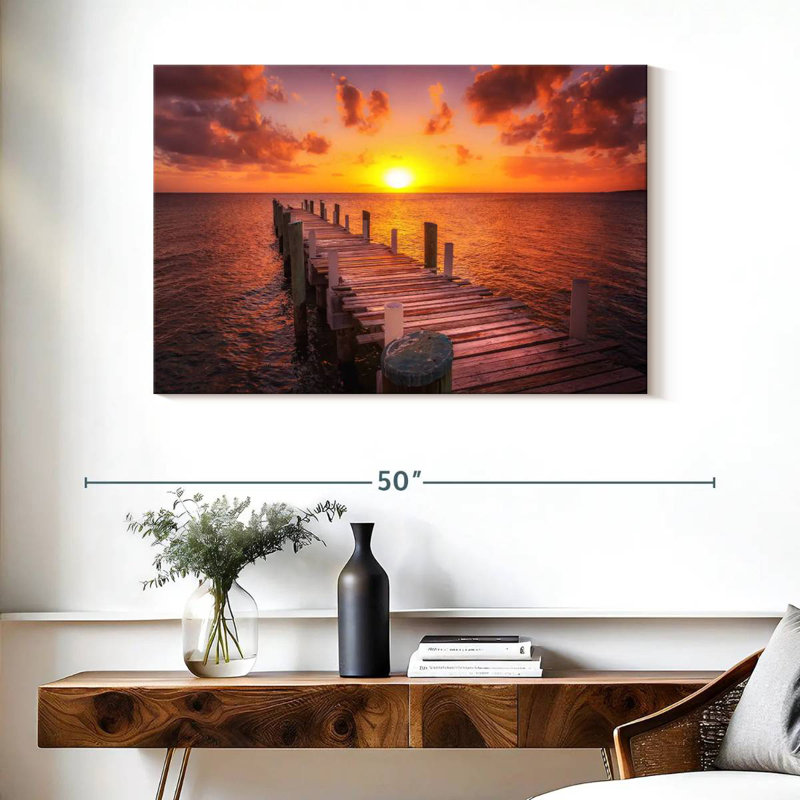 Quai Aletra Sunset, H 26 po x l 39 po