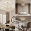 Lustre en cristal chromé 12 lumières Modern-1047968059-1047968056