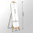 Frameless Full-length Mirror with Carved Decoration-2061991028