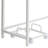 Grey And White L-Shape Computer Desk