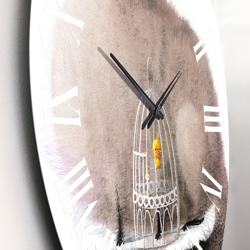 Horloge murale surdimensionnée Momina, Petit