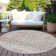 Machine Washable Indoor/Outdoor Xhevrie Taupe Rug