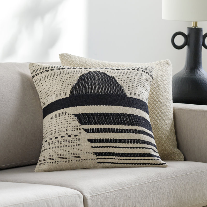 Calana Striped 0.5'' Throw Pillow Cover
