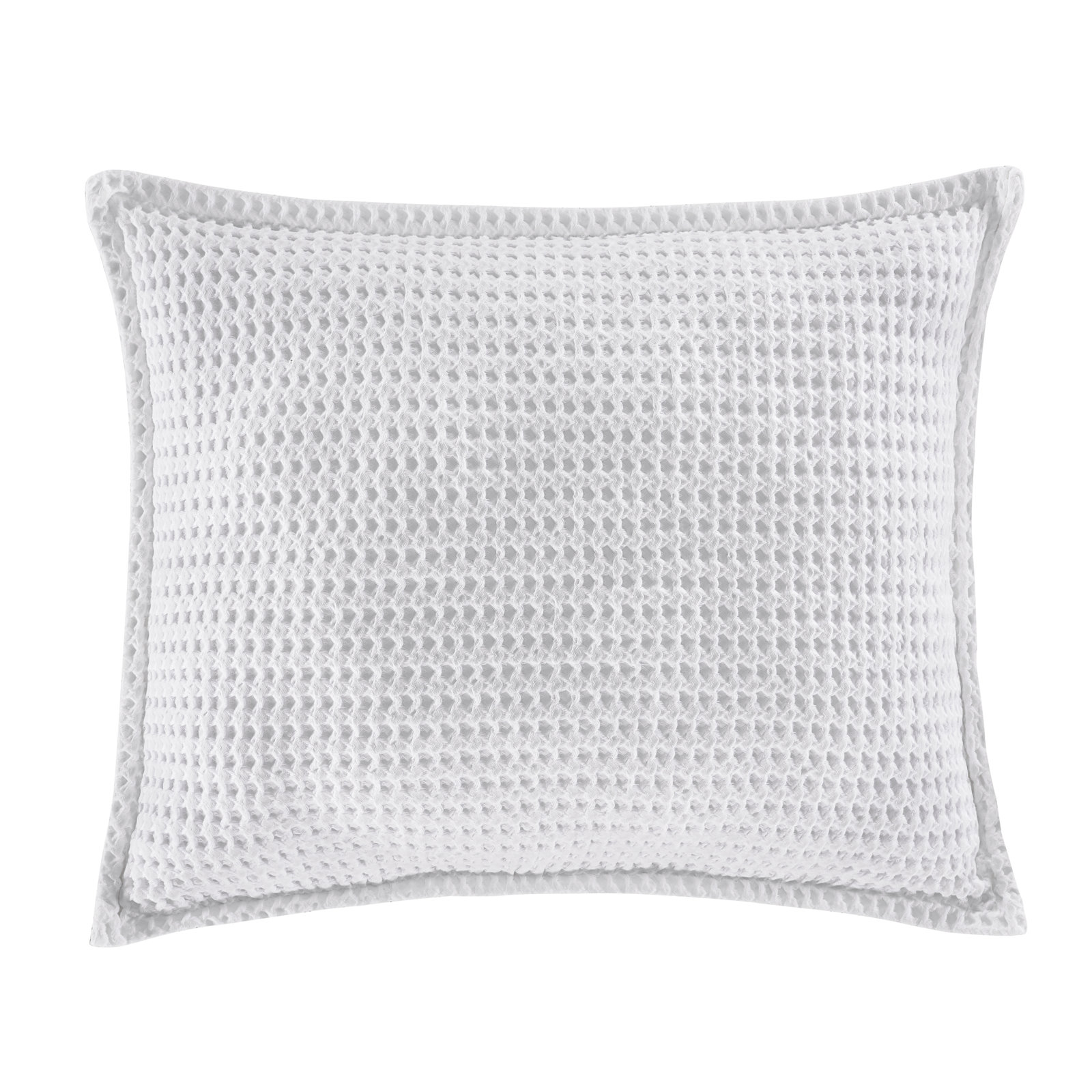 Pine Beach Sham, King, White