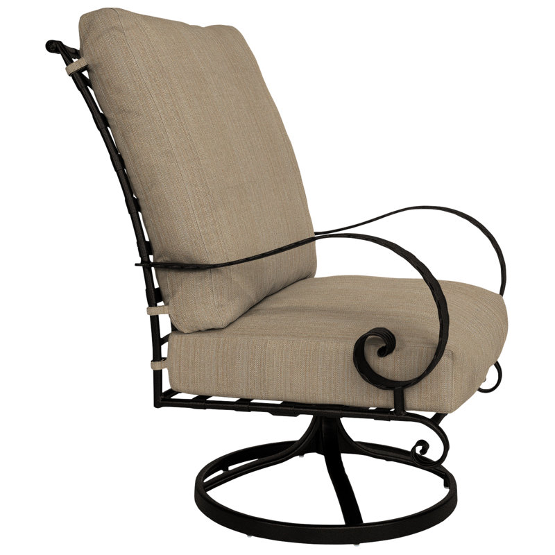 Classico Outdoor Rocker Chair, Carbon Black, Adena Shale
