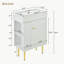 Meuble-lavabo blanc 21,6 po