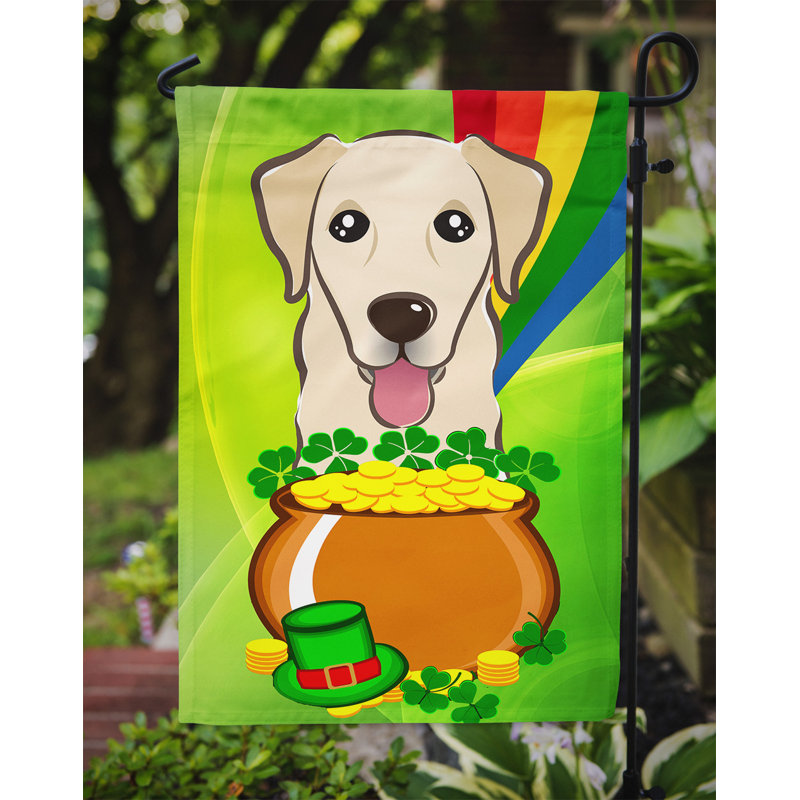 Drapeau de jardin Arella St. Patrick's, Retriever