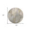 Tapis d'intérieur rond 8 po beige