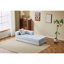 Canapé de plancher, canapé à compression, canapé-lit de plancher convertible avec accoudoirs de soutien dorsal, canapé-lit futon confortable, tissu chenille, pour la chambre à coucher du salon (BLEU CLAIR)-130176670
