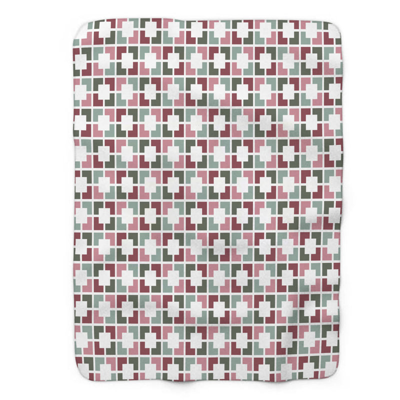 Dicat Weave - couverture en sherpa de qualité supérieure 1 pièce, Lit simple