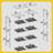 4 Tier Floor Standing Shoe Rack