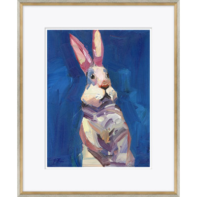 The Bunny - Peinture encadrée sur papier
