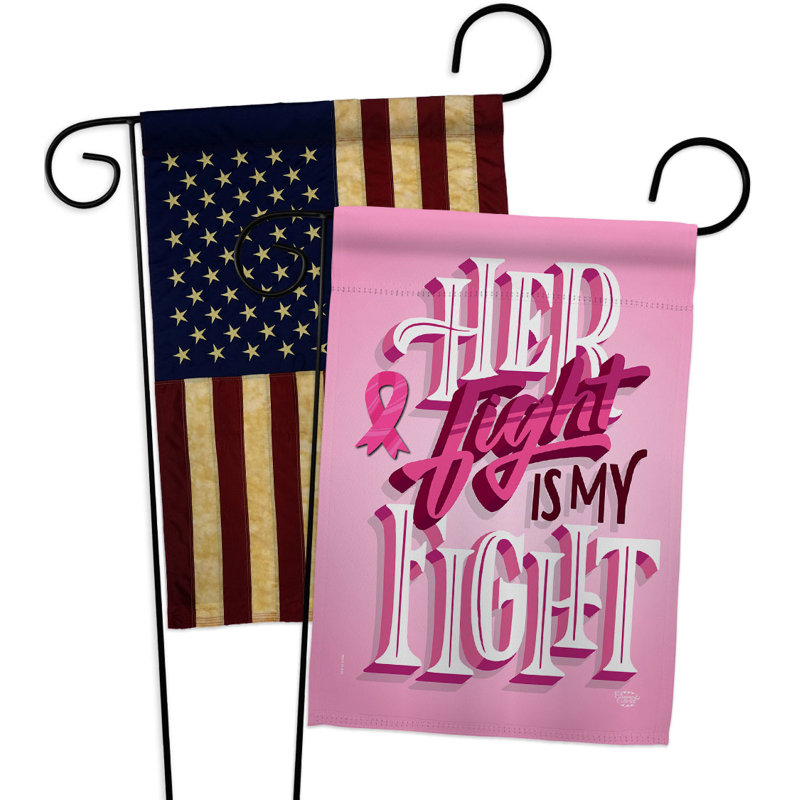 Drapeau de jardin à 2 côtés en polyester 18 po x 13 po