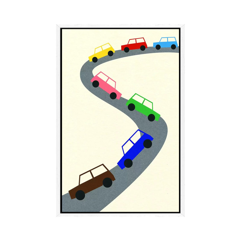 Traffic by Rosi Feist - Gallery-Wrapped Canvas Giclée on Canvas, White Floated Frame, 66.04 cm H x 45.72 cm W