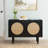 Peltz 39.5'' Solid Wood Sideboard-1059321025