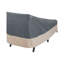 Housse pour chaise longue d'extérieur Modern Leisure, paquet de 2, L 65 po x l 28 po x H 29 po, gris