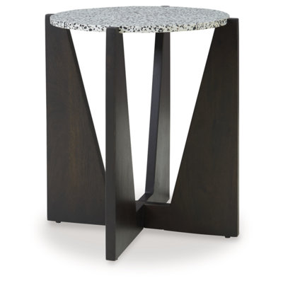 Sumiteru Stone Top End Table