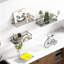 Organisateur de paniers de rangement mural, support à bacs suspendus en fil métallique pour l'organisation du garde-manger de la cuisine, tablette peu encombrante pour les essentiels de décoration intérieure (paquet de 2)-1393604776