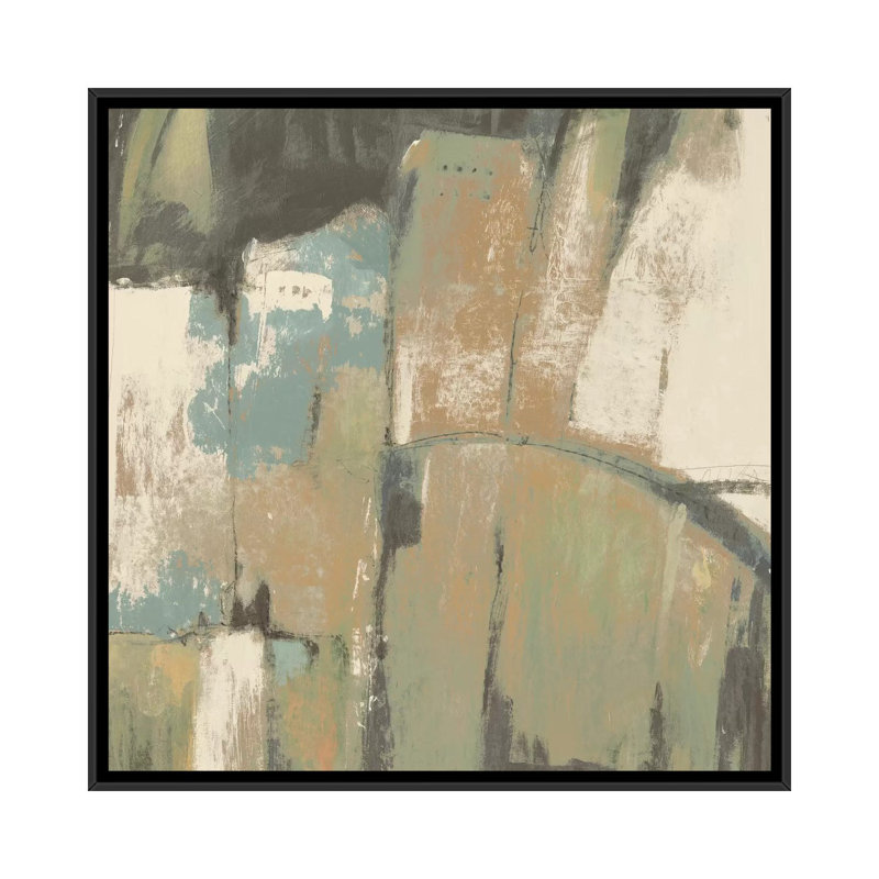 «Structural Abstract II», reproduction d'art sur toile tendue, H 18 po x l 18 po x P 1,5 po, Toile avec cadre noir