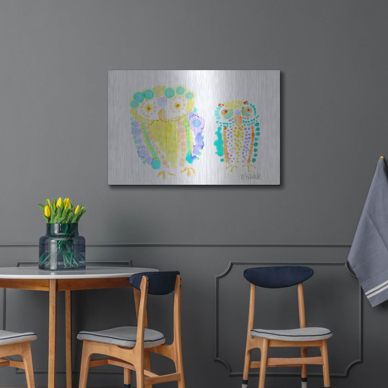" Ruffled Feathers " by Wyanne, 24" H x 36" W
