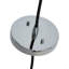 Plafonnier rond en métal Ossabaw, noir mat-1338735871