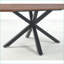 Table basse extensible en MDF avec pieds en métal - peu encombrante pour la salle à manger / bureau, l'écurie Facile à assembler