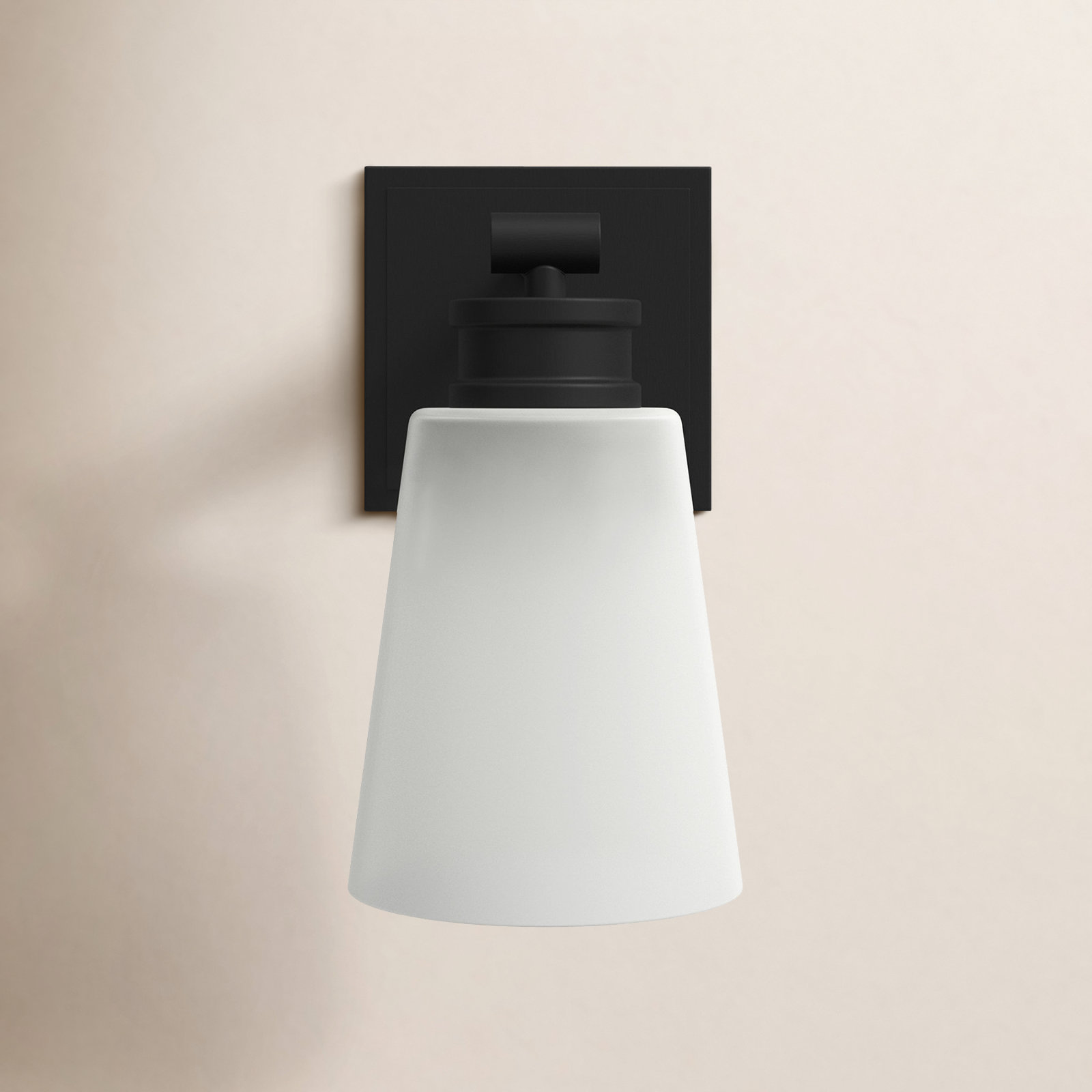 Libre 1 - Light Dimmable Armed Sconce, Black