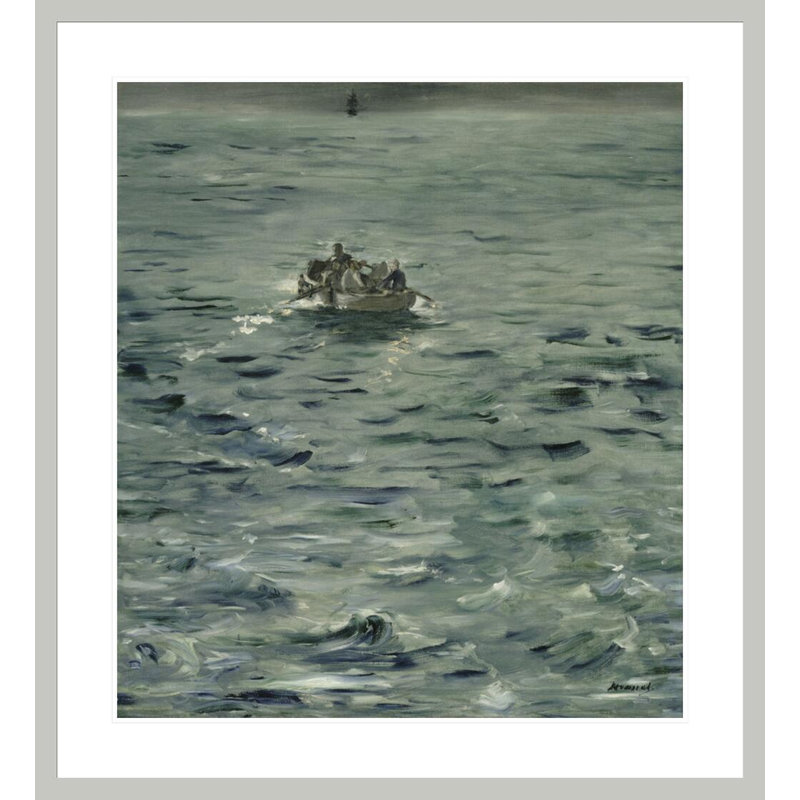 «Rochefort's Escape» par impression giclée encadrée, 36,73 po H x 33,5 po L