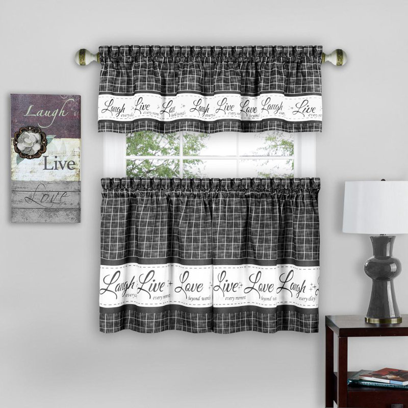 Atalissa Plaid Ruffled Window Valance