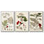 "Leaves And Berries I", reproduction sur toile 3 pièces-91887488-91887491