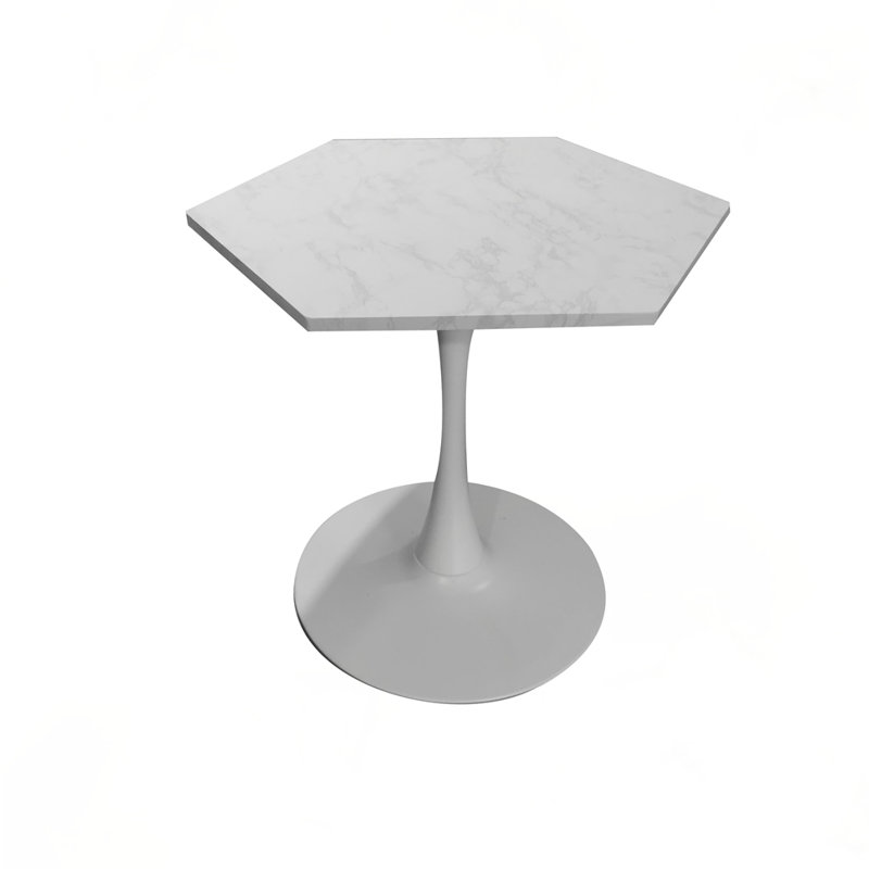 29" H Modern Hexagonal Coffee Table