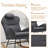 Bosten Solid Wood Rocking Chair-523603986