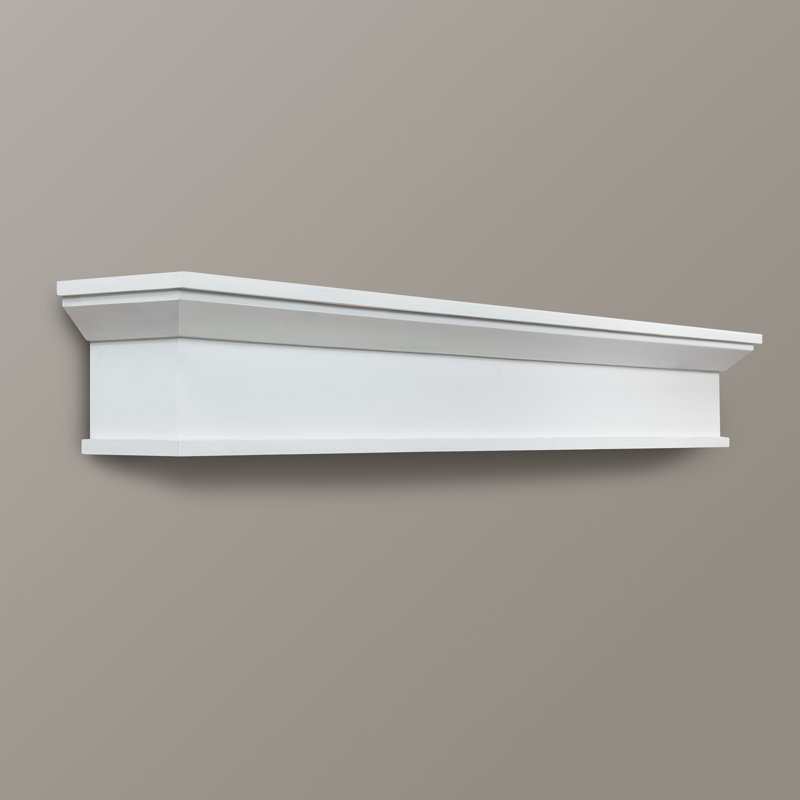 Hiromichi Fireplace Mantel, 60", White