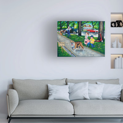 Bolog Robert Andrea A Doggone Mess Canvas Art