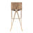 Saddle Upholstered Counter Stool with Metal Frame-26099158