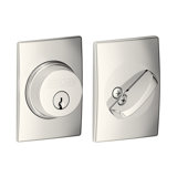 Single Cylinder Deadbolt with Century Trim