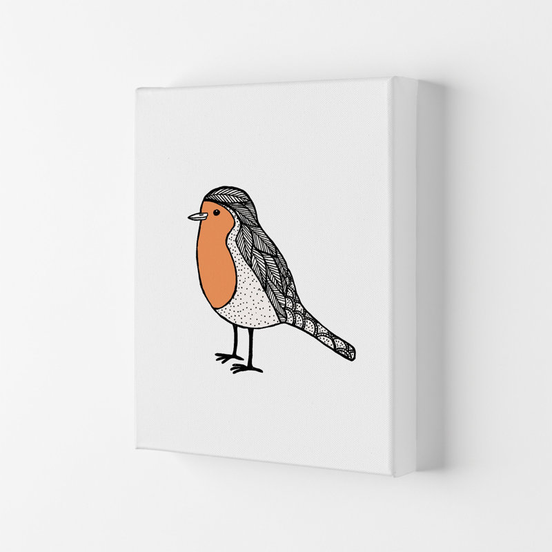 Robin Final by Carissa Tanton - Wrapped Canvas Print, 29.7cm H x 21cm W x 4cm D
