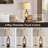 28.7" Farmhouse Living Room Table Lamps Set Of 2 With USB Ports - Rustic Bronze Industrial Design