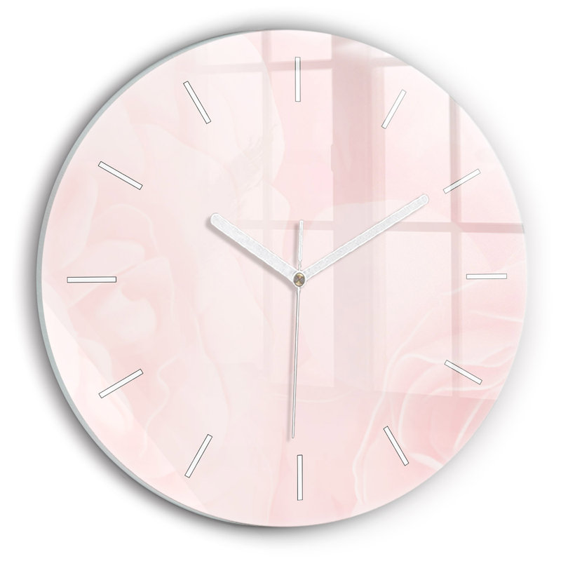 Glass Wall Clock