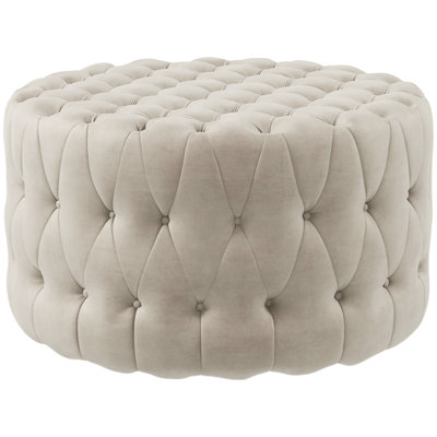 Homcom 31.5" Round Ottoman